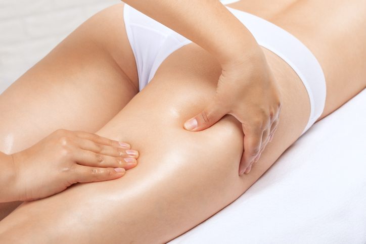 Massage drainant lymphatique des jambes, soin anti-cellulite